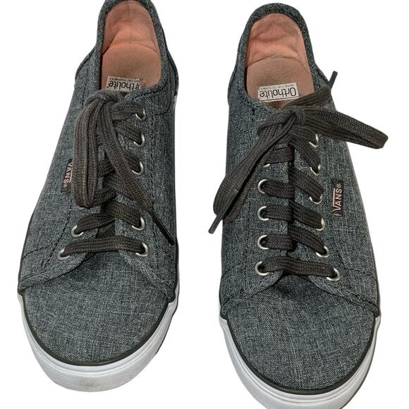 Vans Off The Wall Heathered Grey Sneaker Size 5 - Picture 1 of 7